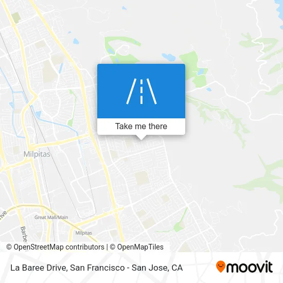 Mapa de La Baree Drive