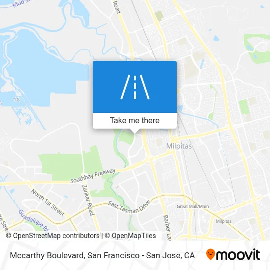 Mccarthy Boulevard map