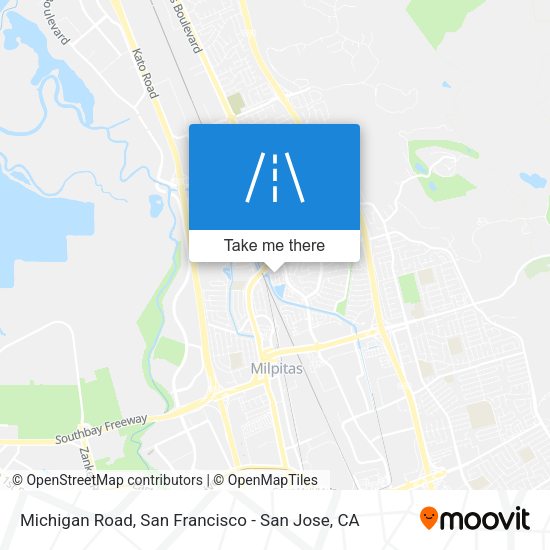 Mapa de Michigan Road