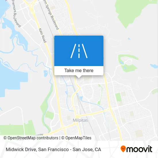 Midwick Drive map