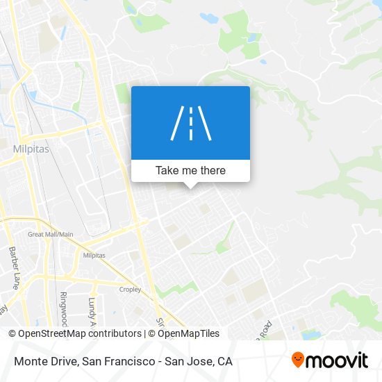 Monte Drive map
