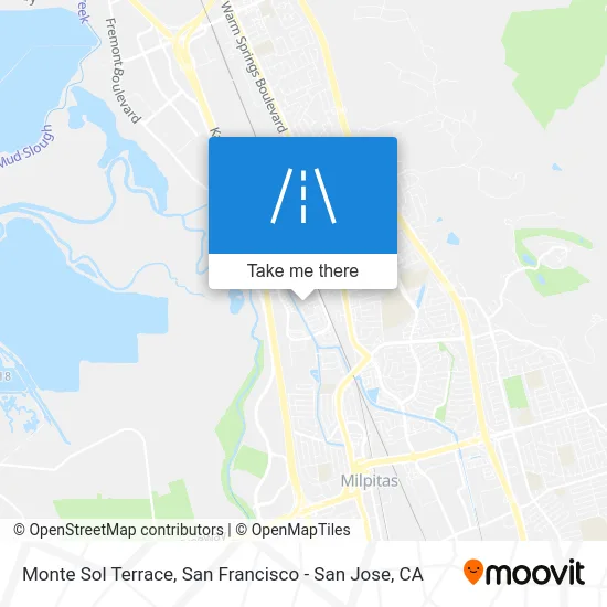 Monte Sol Terrace map