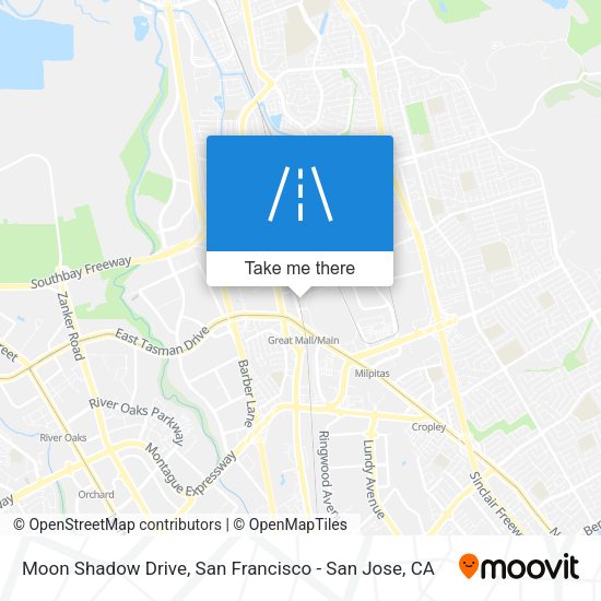 Moon Shadow Drive map