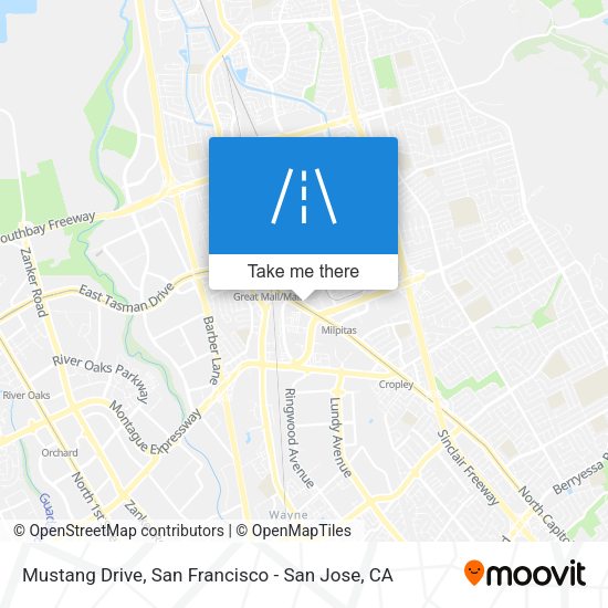 Mustang Drive map