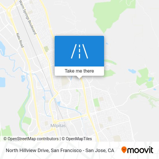 Mapa de North Hillview Drive