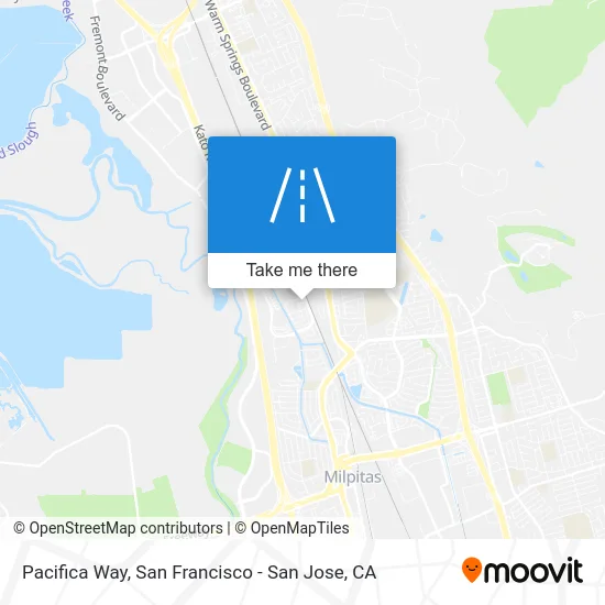 Pacifica Way map
