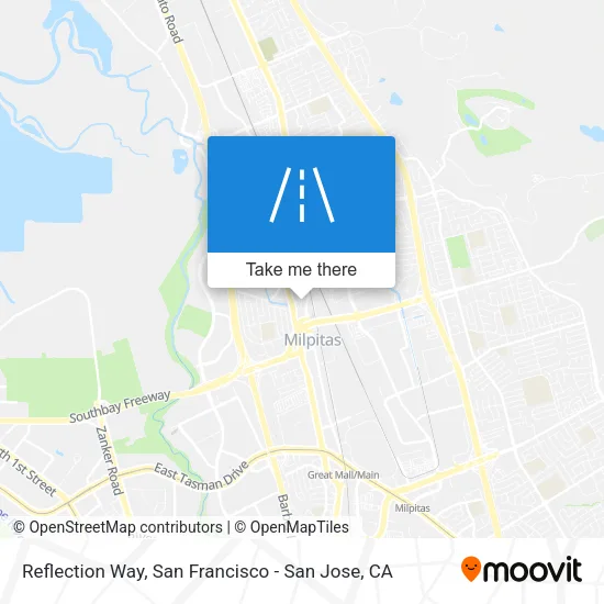 Reflection Way map