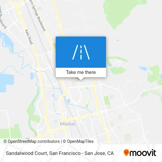 Sandalwood Court map