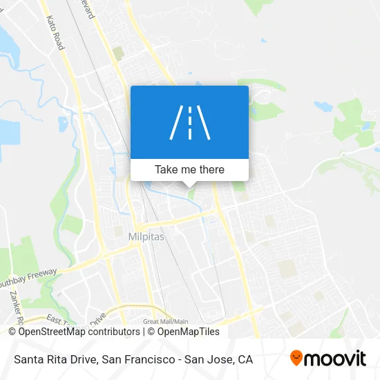 Santa Rita Drive map