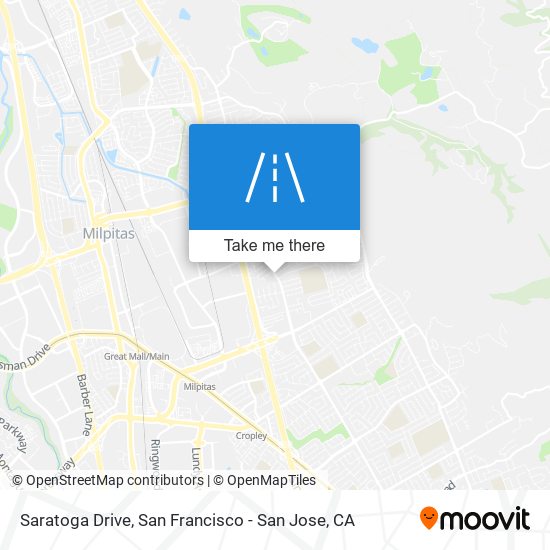 Saratoga Drive map