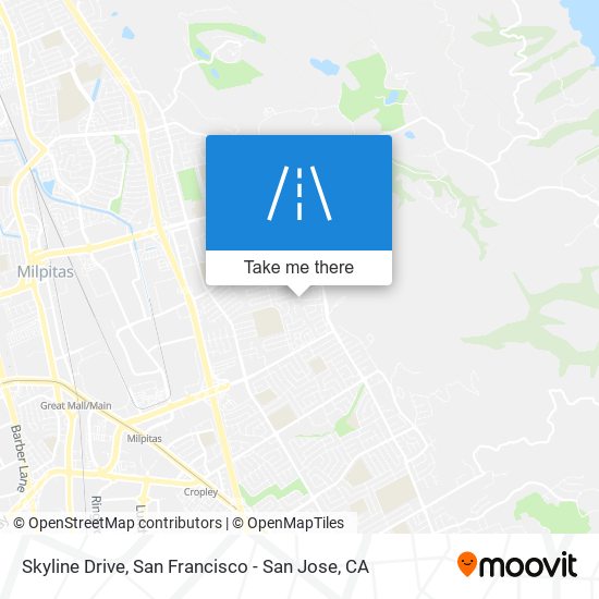 Mapa de Skyline Drive
