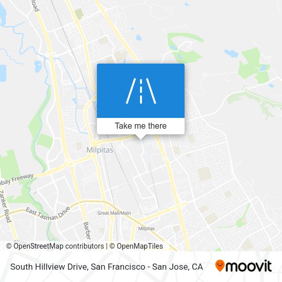 South Hillview Drive map