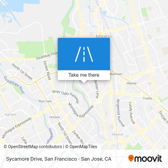 Mapa de Sycamore Drive