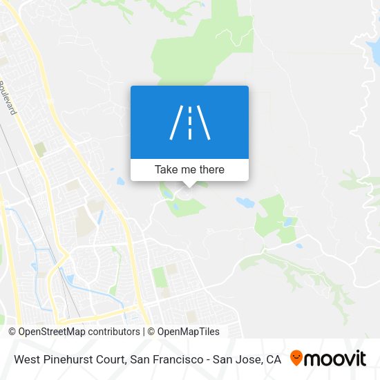 West Pinehurst Court map