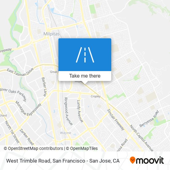 Mapa de West Trimble Road