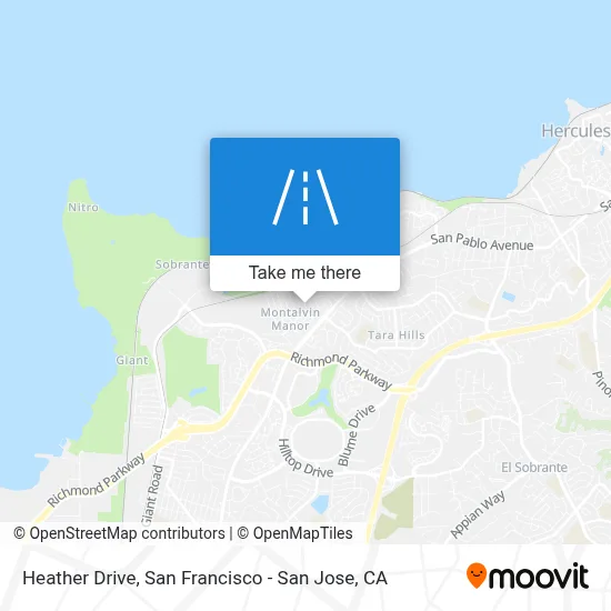 Heather Drive map