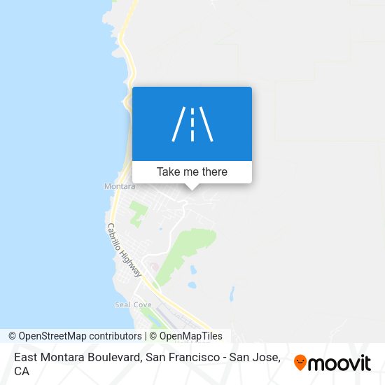 Mapa de East Montara Boulevard