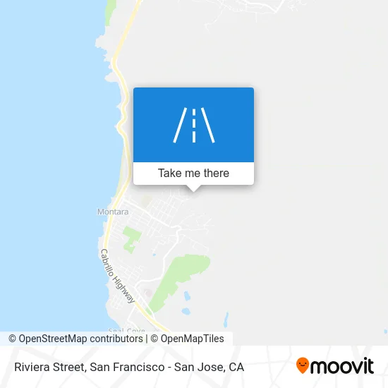Riviera Street map