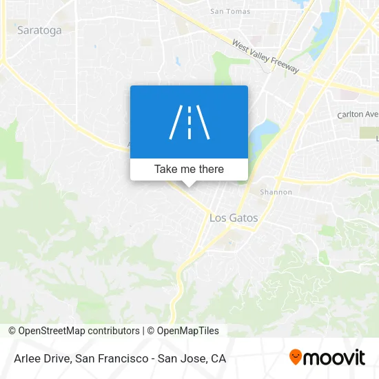 Arlee Drive map