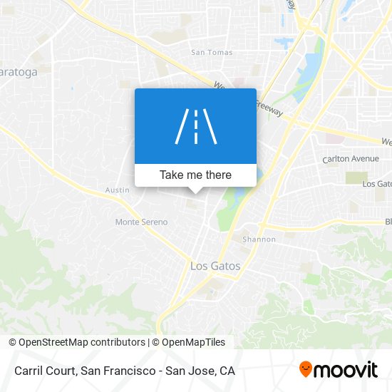 Carril Court map