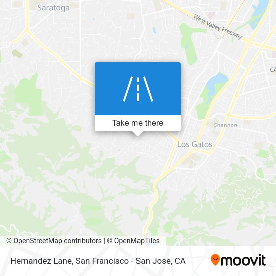 Mapa de Hernandez Lane