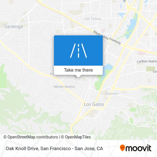 Mapa de Oak Knoll Drive