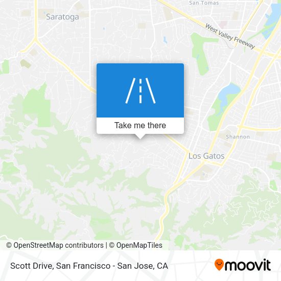 Mapa de Scott Drive