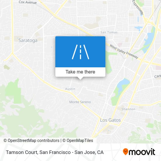 Mapa de Tamson Court