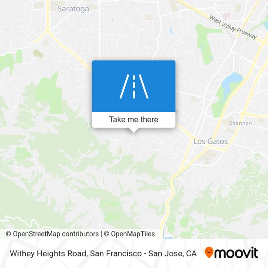 Withey Heights Road map