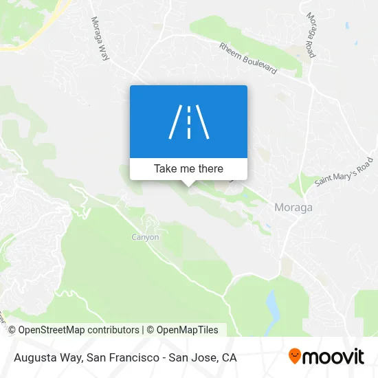 Augusta Way map