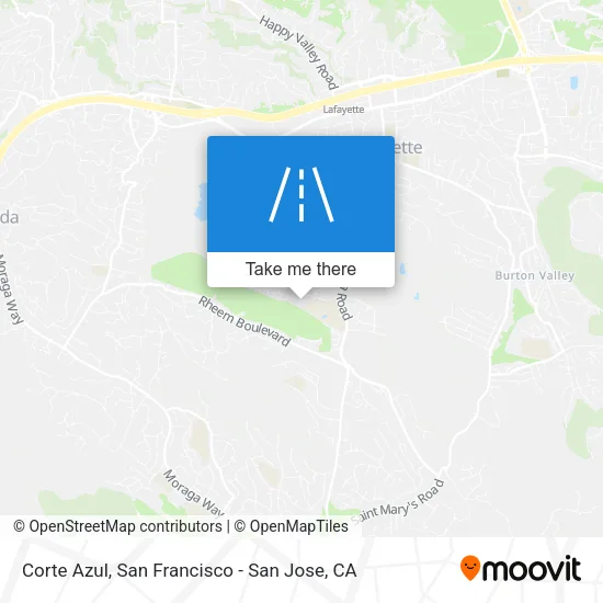 Corte Azul map