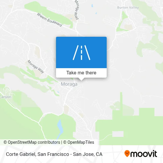 Corte Gabriel map