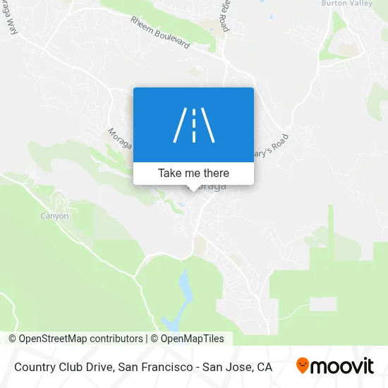 Country Club Drive map