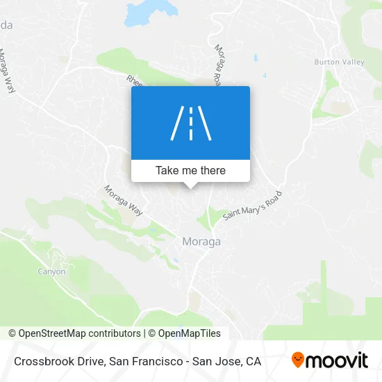 Mapa de Crossbrook Drive