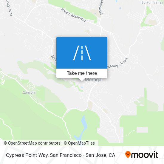 Cypress Point Way map