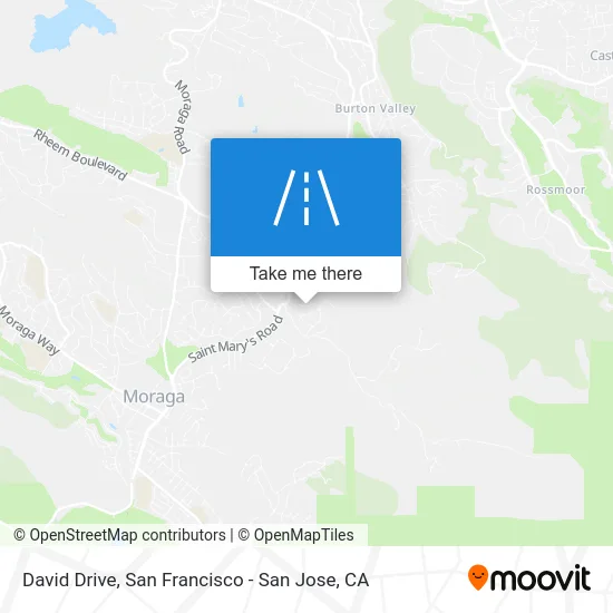 David Drive map
