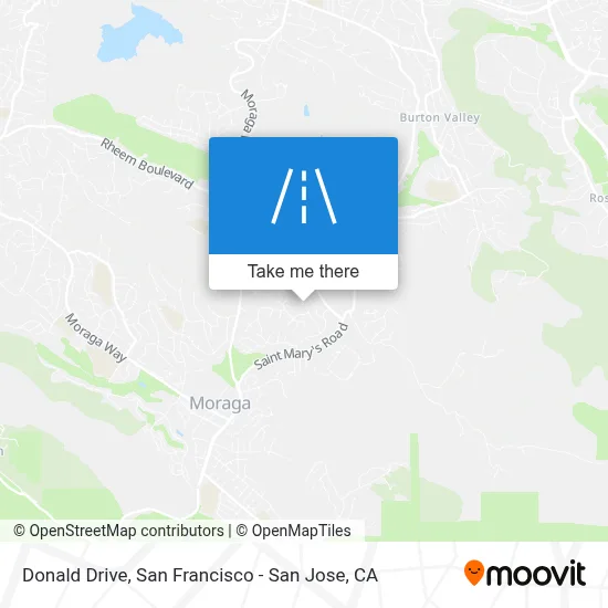 Donald Drive map