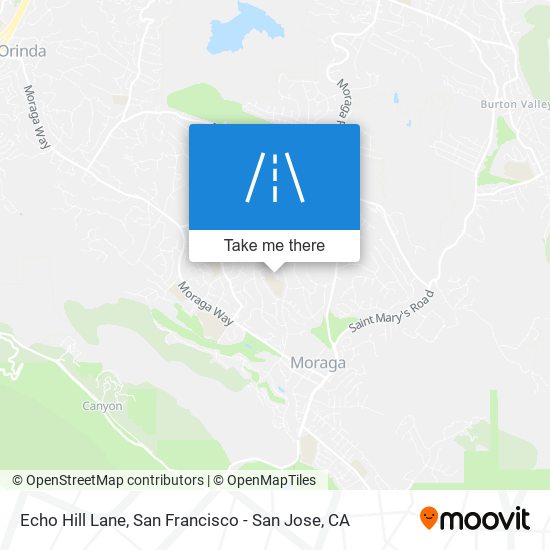 Echo Hill Lane map