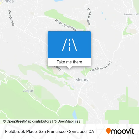 Fieldbrook Place map