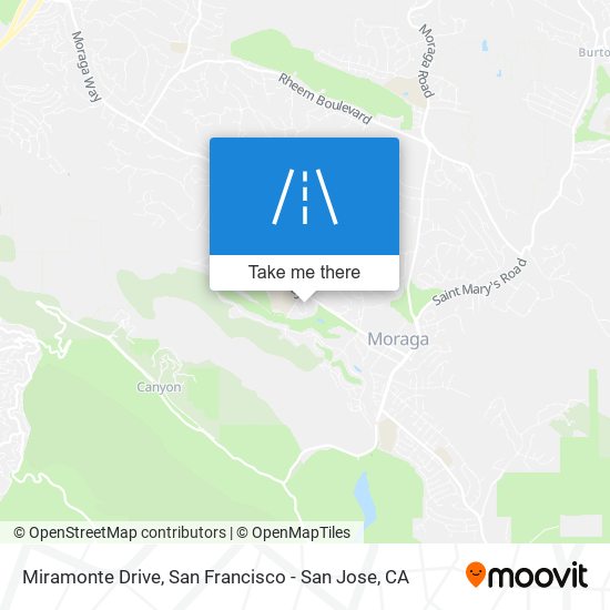 Miramonte Drive map