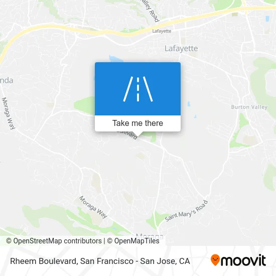 Rheem Boulevard map