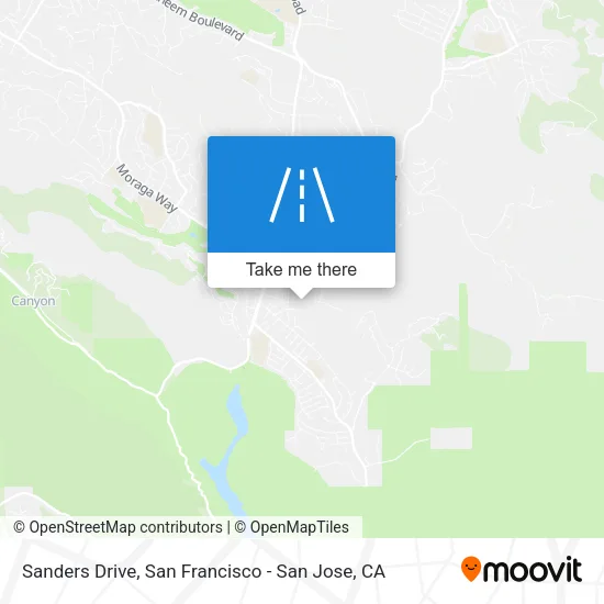 Sanders Drive map