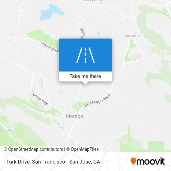 Turk Drive map