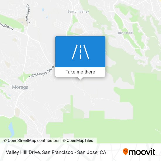 Mapa de Valley Hill Drive
