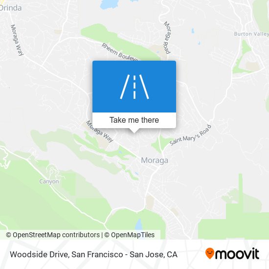 Woodside Drive map