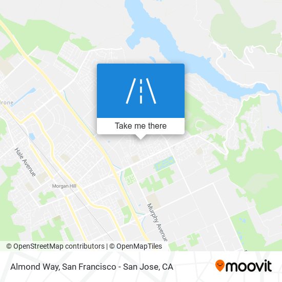 Almond Way map