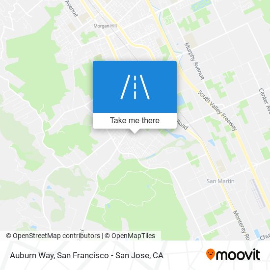 Auburn Way map