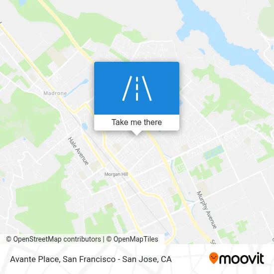 Avante Place map