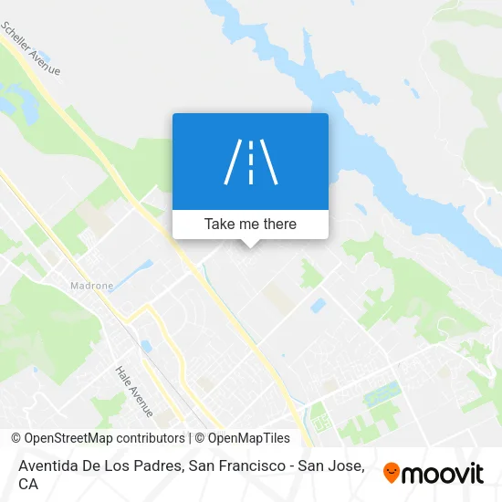 Aventida De Los Padres map