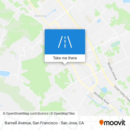 Barnell Avenue map